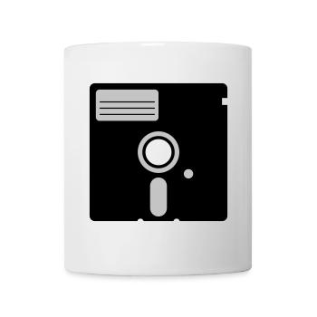 retro floppy disk - Tasse - Weiß - Vorne