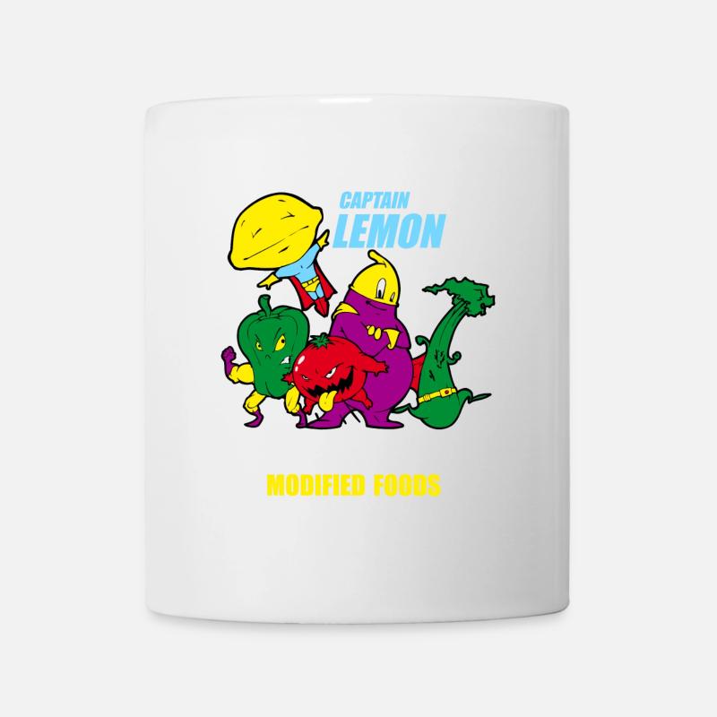 captain lemon to the genetically food - Mug - white