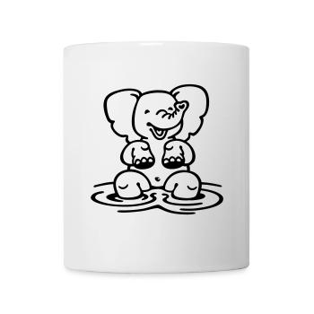 little elephant (a) - Mug - white - Front