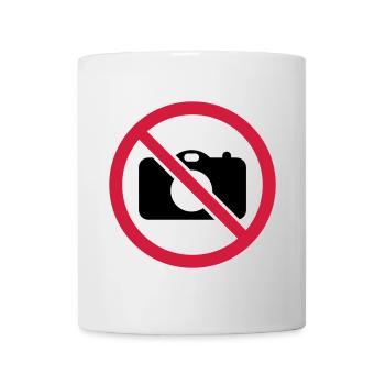 Keine Bilder! - Tasse - Weiß - Vorne