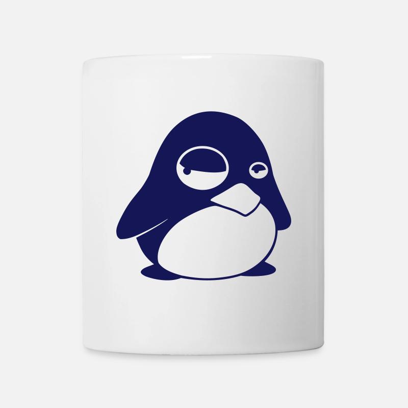 TUX Penguin, LINUX v2.0 - Mug blanc - blanc