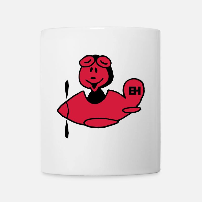 Avion - Mug blanc - blanc