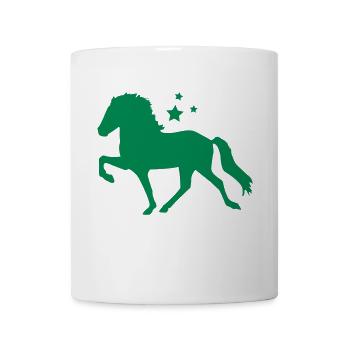 Tölter mit Sternchen - Tasse - Weiß - Vorne