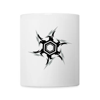 Ninja Étoile à lancer - Mug blanc - blanc - Devant