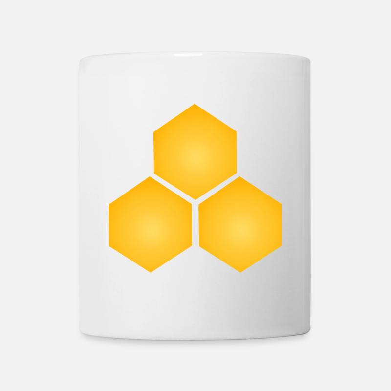 3'er Wabe - Tasse - Weiß