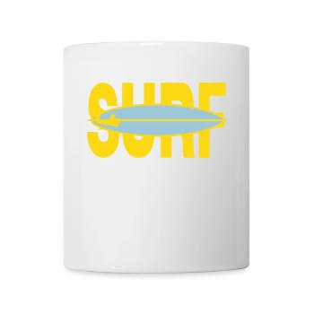 Surf - Mug blanc - blanc - Devant