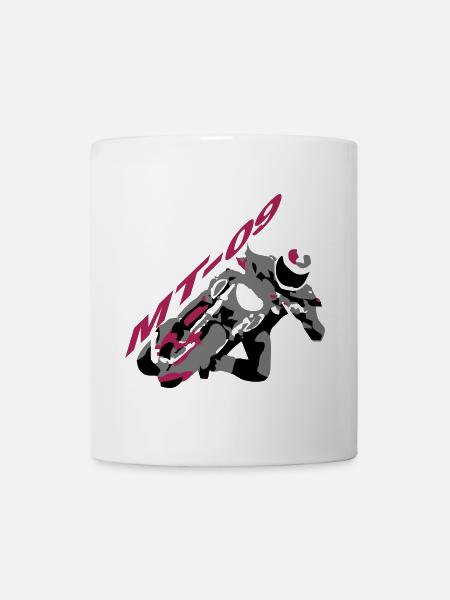 MT-09schrift - Tasse - Weiß