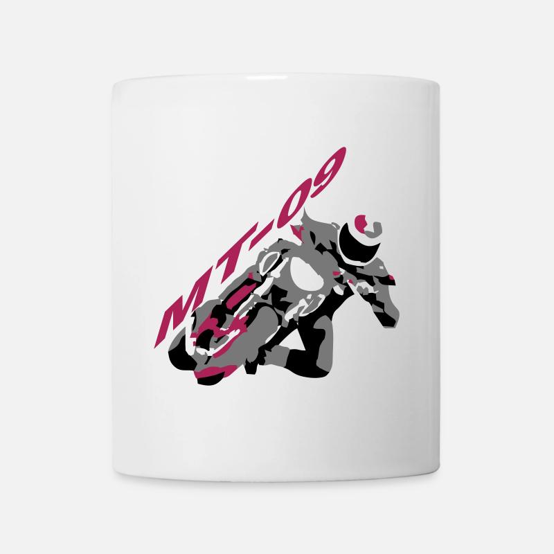 MT-09schrift - Tasse - Weiß