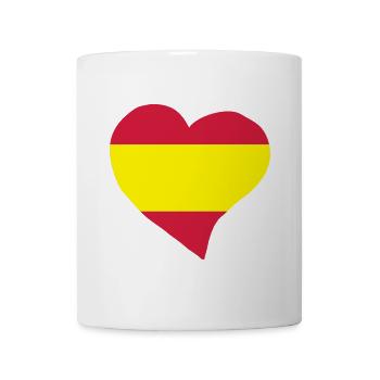 Spanischen Herz - Tasse - Weiß - Vorne