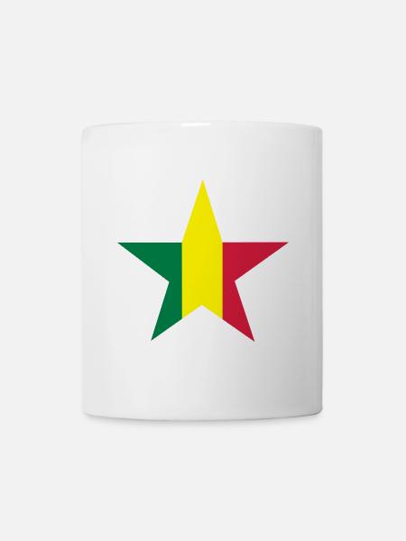 Rasta Stern - Tasse - Weiß