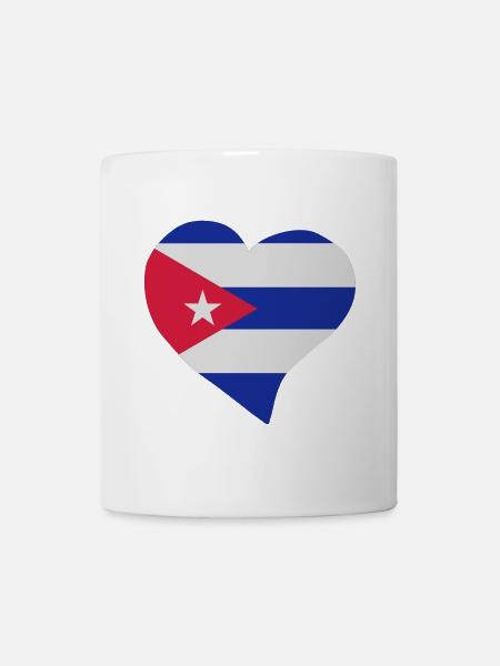 Cuban Herz - Tasse - Weiß