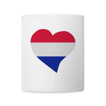 Dutch Herz - Tasse - Weiß - Vorne