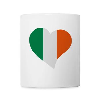 Irish heart - Mug - white - Front