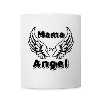 Mama Angel Mutter Muttertag Liebe Geschenk - Tasse - Weiß - Vorne