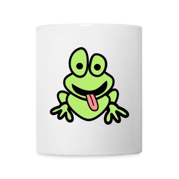 Frog with tongue - Mug - white - Front