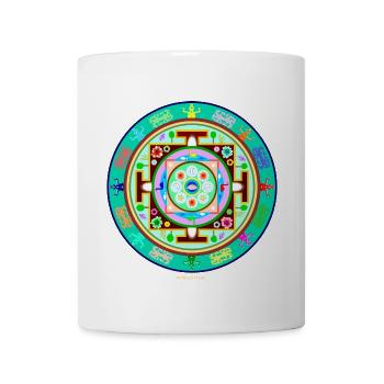 Mandala - Mug blanc - blanc - Devant