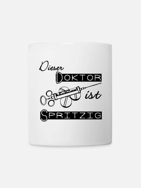 Doktor Spritzig Geschenk - Tasse - Weiß