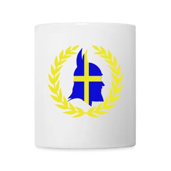 svensk krigare - Mug blanc - blanc - Devant