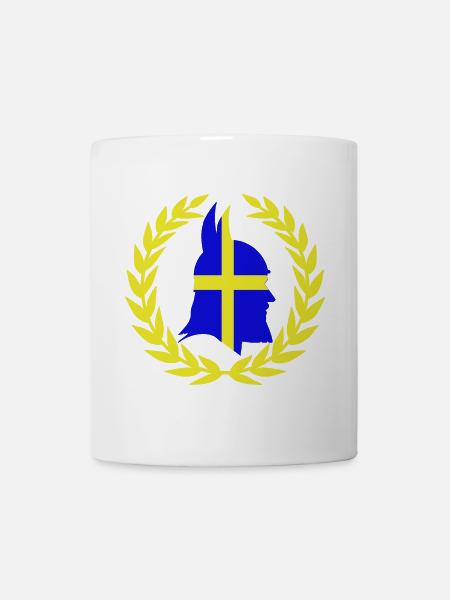 svensk krigare - Tasse - Weiß