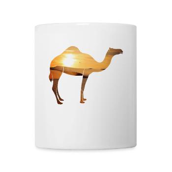 Kamel - Tasse - Weiß - Vorne