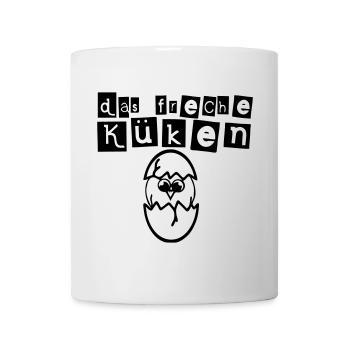 Das freche Küken Freundin Mädchen Kind Geschenk - Tasse - Weiß - Vorne