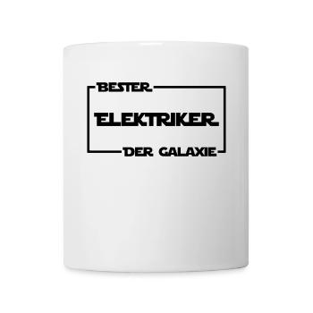 Bester Elektriker der Galaxie - Tasse - Weiß - Vorne