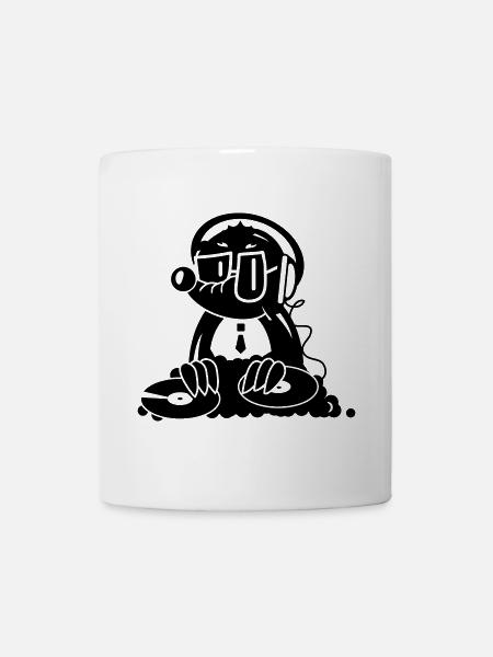the Mole as a DJ - Mug - white