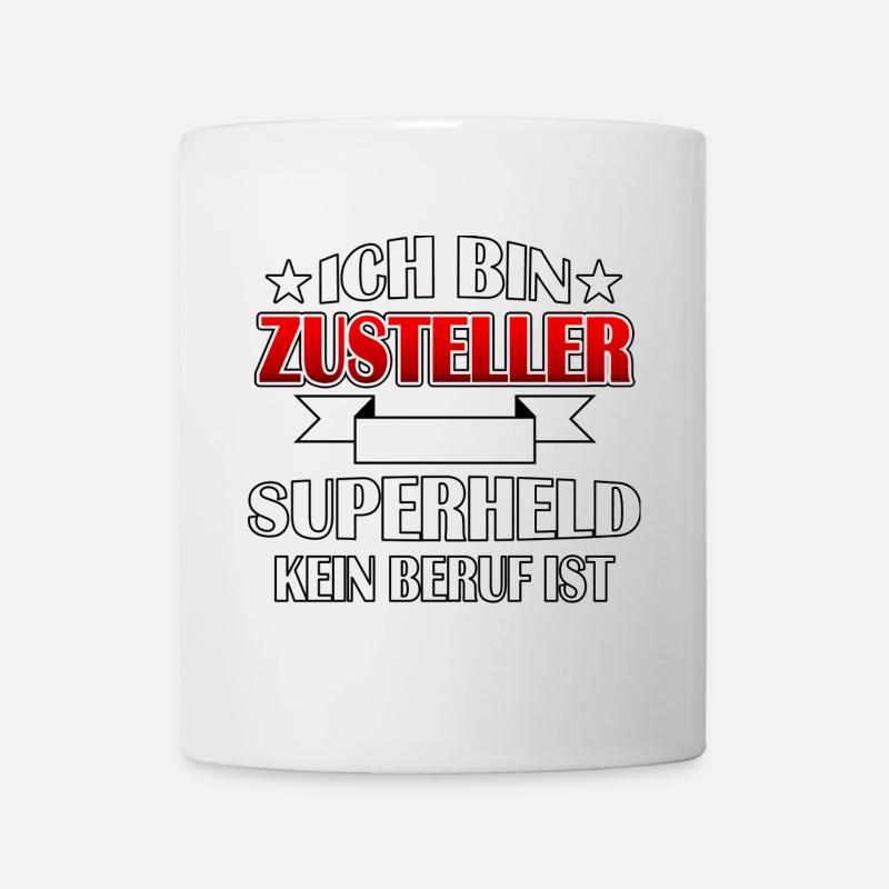 Zusteller - Superheld - Tasse - Weiß