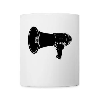 Megafon / Megaphon 2 - Tasse - Weiß - Vorne