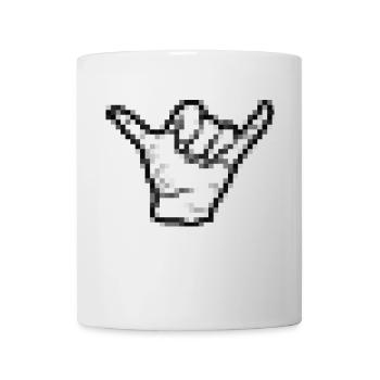 Hand Shaka Hawaii - Tasse - Weiß - Vorne