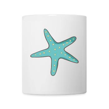L’étoile de mer - Mug blanc - blanc - Devant