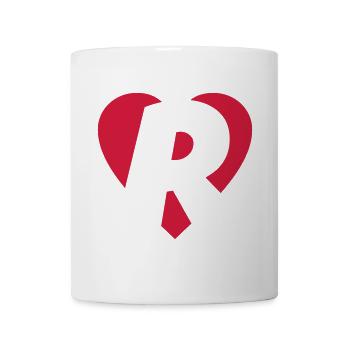 Heart R - I love R - Mug - white - Front
