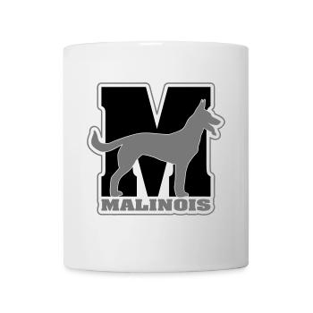 MALINOIS Chien Chien Wilsigns Sports canins - Mug blanc - blanc - Devant