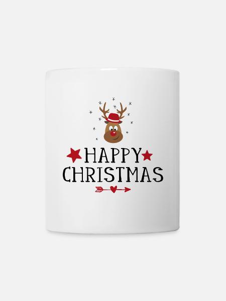 Weihnachten - Tasse - Weiß