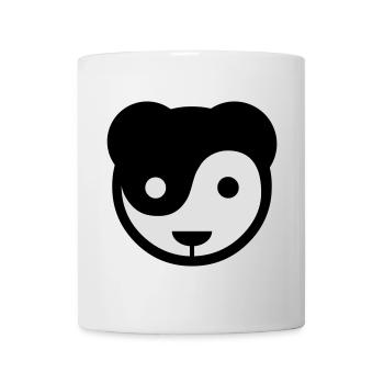 yin yang panda teddy - Mug - white - Front