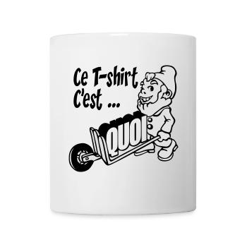 Zwerg tragen, was - Tasse - Weiß - Vorne