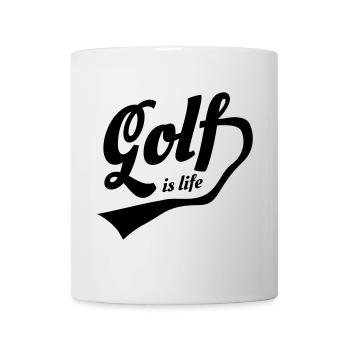Welle ist Leben Retro-Design - Tasse - Weiß - Vorne