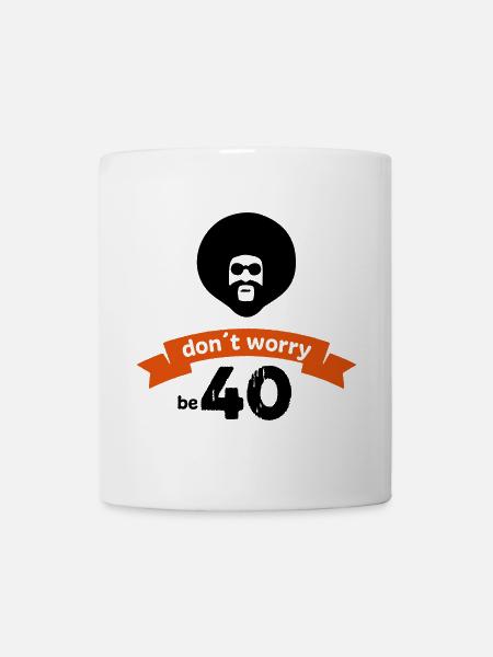 Geburtstag 40 - Tasse - Weiß
