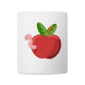 Wurm - Tasse - Weiß - Vorne
