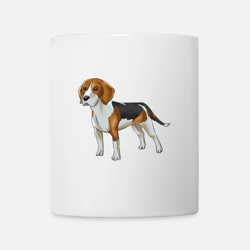 chien Beagle - Mug blanc - blanc