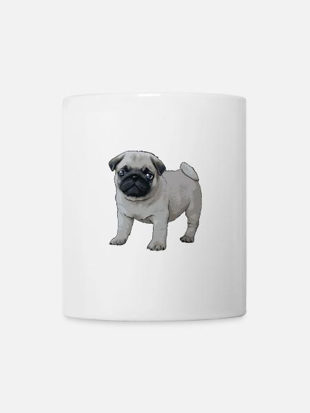 Comic Mops - Tasse - Weiß