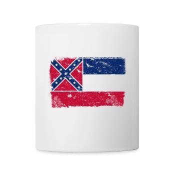 Mississippi vintage flag - Mug - white - Front