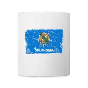 Oklahoma Vintage Flagge - Tasse - Weiß - Vorne