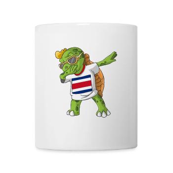 Costa Rica Dabbing turtle - Mug - white - Front