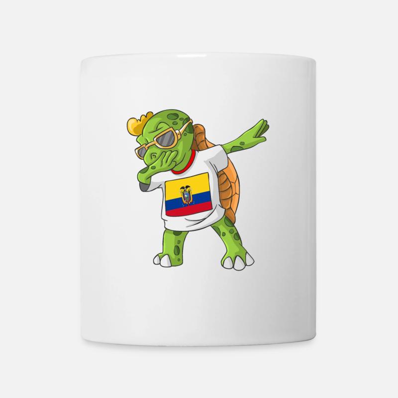 Ecuador Dabbing turtle - Mug - white