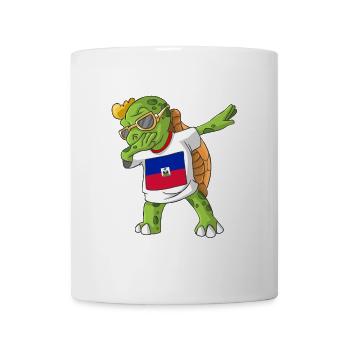 Haiti Dabbing turtle - Mug - white - Front