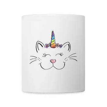 Caticorn - Cat Unicorn - Comic - Fun - Gift - Mug - white - Front