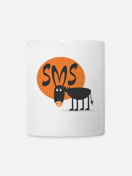 SMS Jackass - Tasse - Weiß