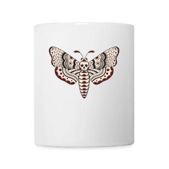Death-Head-Moth-Dark - Tasse - Weiß - Vorne