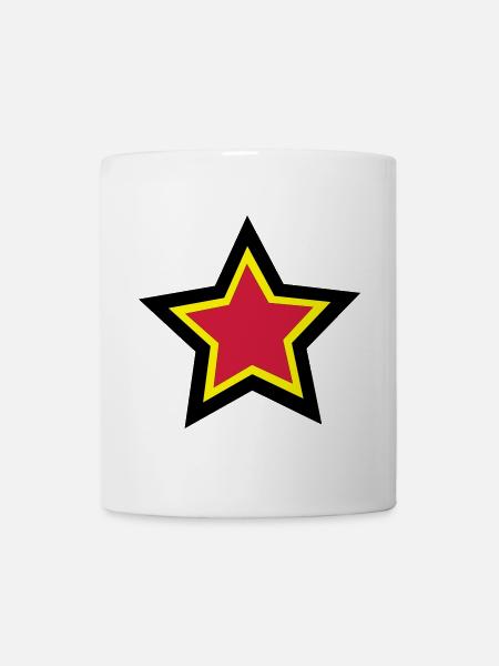 Stern - Tasse - Weiß